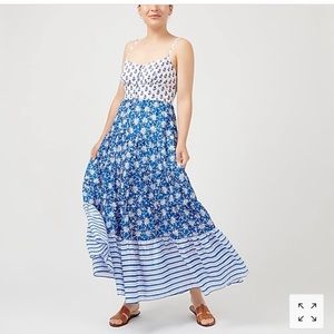 Button front maxi dress